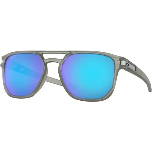Matte Grey Ink Sunglasses Latch Beta , male, Sizes: 54 MM - Oakley - Modalova