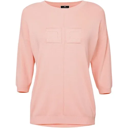 Sweatshirts , female, Sizes: S, M - Elisabetta Franchi - Modalova