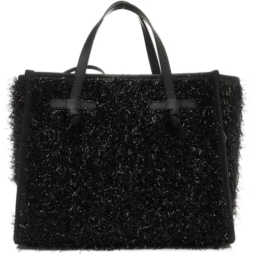 Glitter Fringed Shopper , female, Sizes: ONE SIZE - Gianni Chiarini - Modalova