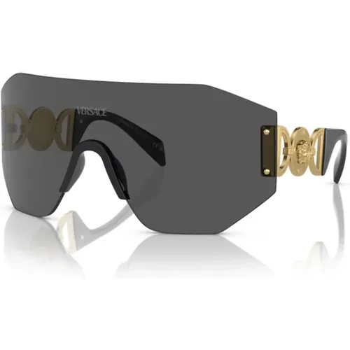 Bold and Timeless Sunglasses , unisex, Sizes: 45 MM - Versace - Modalova