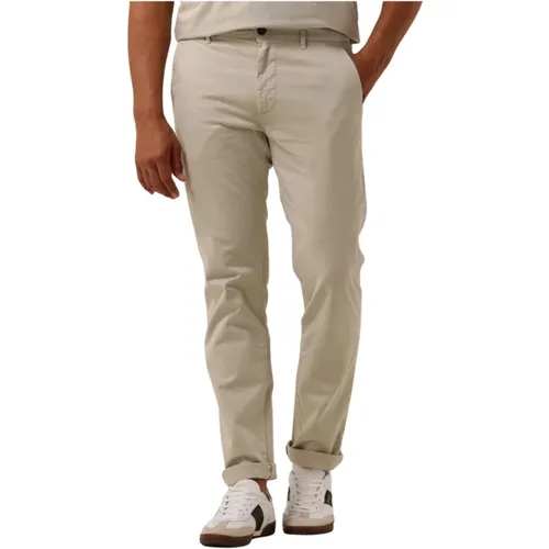 Sand Chino Slim Hose , Herren, Größe: W31 L34 - Hugo Boss - Modalova