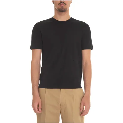 Crepe Jersey T-shirt , Herren, Größe: M - Hindustrie - Modalova