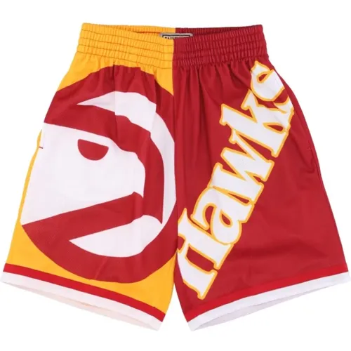 NBA Big Face Fashion Trainingsshorts , Herren, Größe: L - Mitchell & Ness - Modalova