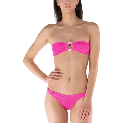 Loop Bandeau Bikini Top , Damen, Größe: S - MC2 Saint Barth - Modalova