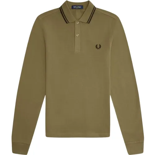 Langarm Regular Fit Polo Shirt - Fred Perry - Modalova