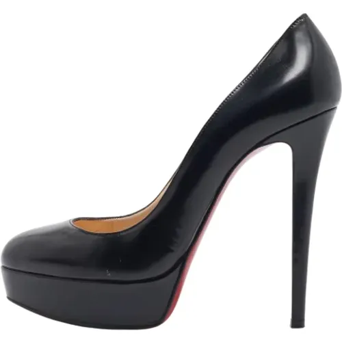 Pre-owned Leather heels , female, Sizes: 6 UK - Christian Louboutin Pre-owned - Modalova