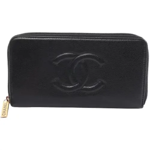 Pre-owned Leather wallets , female, Sizes: ONE SIZE - Chanel Vintage - Modalova