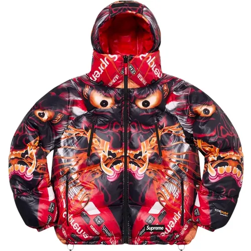 Red Reversible Down Puffer Jacket , male, Sizes: XL, M, S, 2XL - Supreme - Modalova