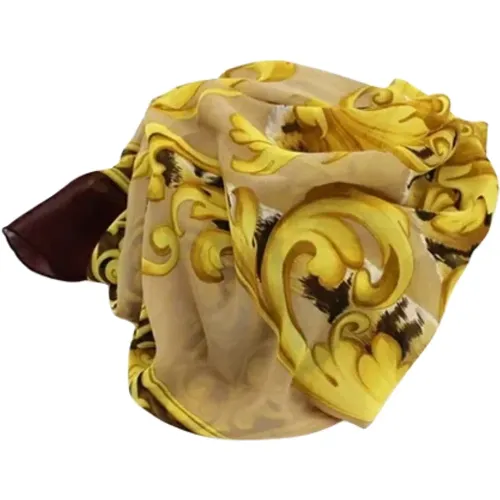 Pre-owned Silk scarves , female, Sizes: ONE SIZE - Salvatore Ferragamo Pre-owned - Modalova