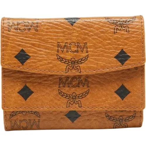 Pre-owned Coated canvas wallets , female, Sizes: ONE SIZE - MCM Pre-owned - Modalova