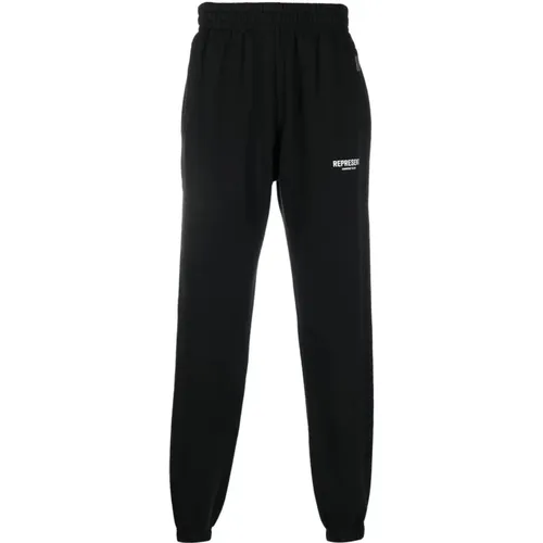 Schwarze Logo-Print Track Pants , Herren, Größe: L - REPRESENT - Modalova