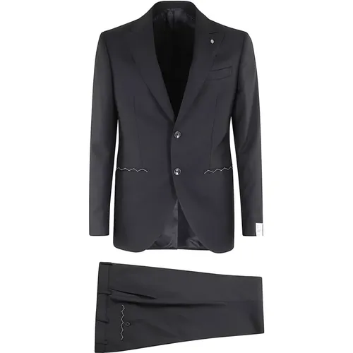 Elegant Suit for Men - Luigi Bianchi Mantova - Modalova