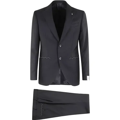 Elegant Suit for Men , male, Sizes: XL, 2XL - Luigi Bianchi Mantova - Modalova