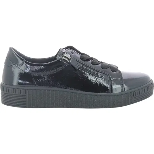 Schwarze Damensneakers 33.334 , Damen, Größe: 38 1/2 EU - Gabor - Modalova