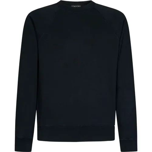 Schwarzer Baumwoll-Sweatshirt Aw24 - Tom Ford - Modalova