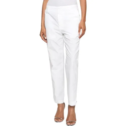 Straight Trousers , female, Sizes: W27, W25, W30, W28, XS, W26, W29 - Dondup - Modalova