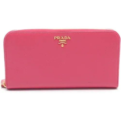 Pre-owned Leather wallets , female, Sizes: ONE SIZE - Prada Vintage - Modalova