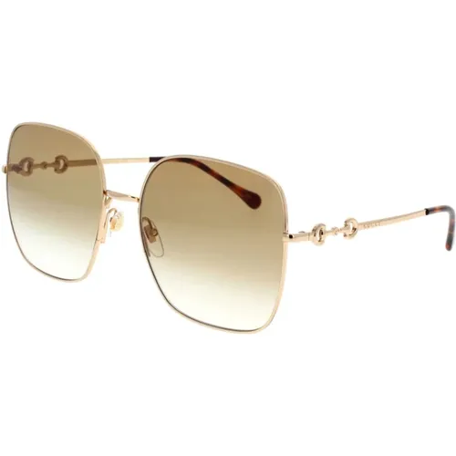 Classic Oversized Square Sunglasses , female, Sizes: 61 MM - Gucci - Modalova