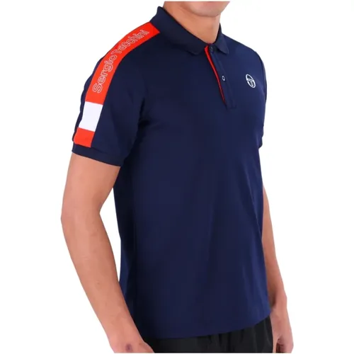 Polo-Shirt Cross Pl , Herren, Größe: L - Sergio Tacchini - Modalova