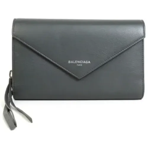 Pre-owned Leather wallets , female, Sizes: ONE SIZE - Balenciaga Vintage - Modalova