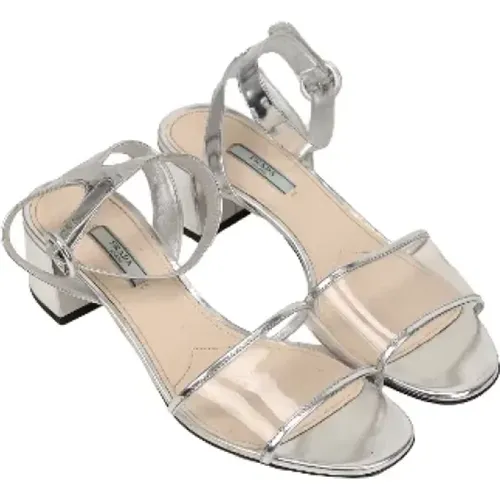 Pre-owned Leather sandals , female, Sizes: 8 UK - Prada Vintage - Modalova