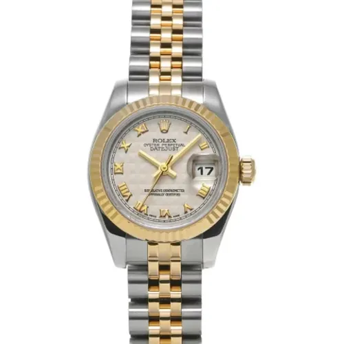 Pre-owned Stainless Steel watches , female, Sizes: ONE SIZE - Rolex Vintage - Modalova