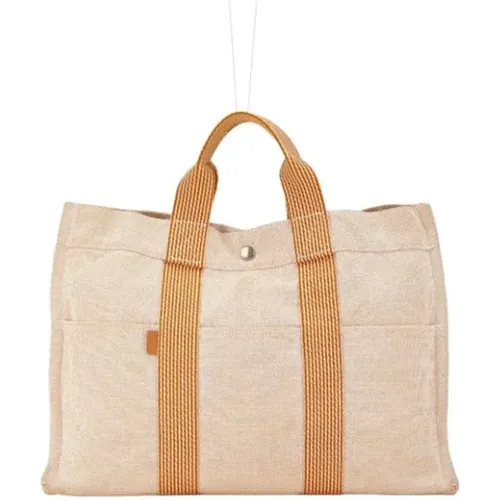 Pre-owned Canvas totes , female, Sizes: ONE SIZE - Hermès Vintage - Modalova