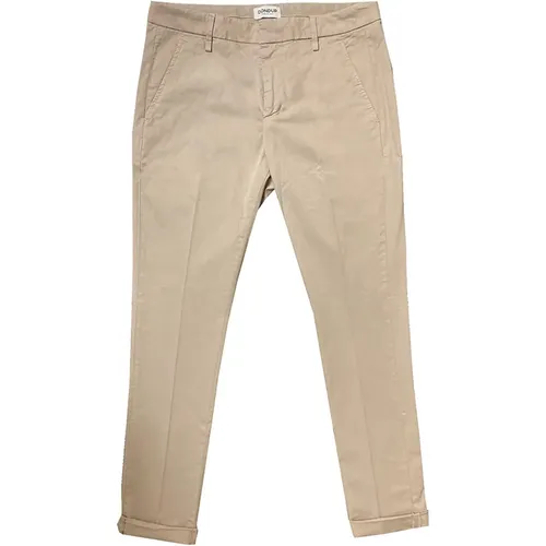 Stretch Gabardine Pants - Size 40, , male, Sizes: W30, W38, W31, W32, W34 - Dondup - Modalova