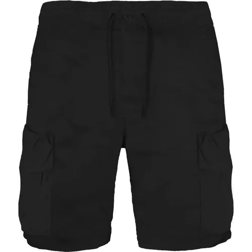 Schwarze Shorts für Männer , Herren, Größe: M - MC2 Saint Barth - Modalova