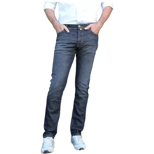 Slim Fit Cotton Jeans with Stretch , male, Sizes: W32, W33, W35, W36, W34, W37 - Jacob Cohën - Modalova