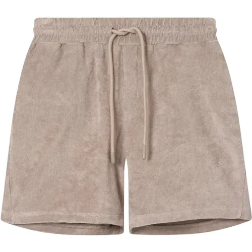 Terry Toweling Mid-Length Shorts , Damen, Größe: S - Nikben - Modalova