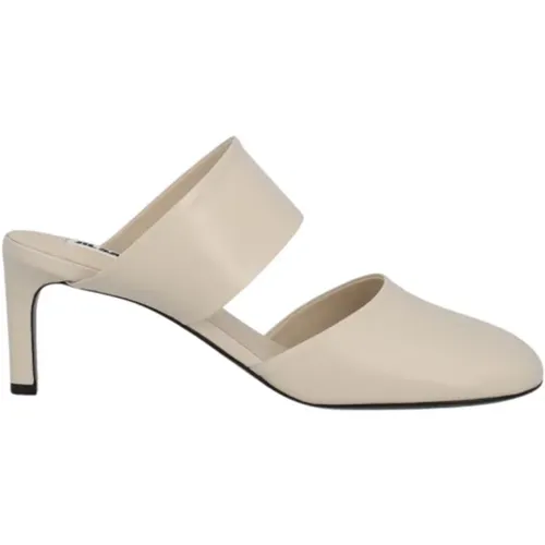 Leather Heeled Mules , female, Sizes: 7 UK - Jil Sander - Modalova