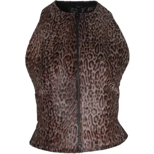 Pre-owned Leather tops , female, Sizes: S - Alaïa Pre-owned - Modalova