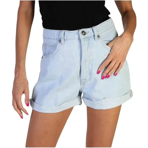 Baumwoll Logo Shorts , Damen, Größe: L - Richmond - Modalova