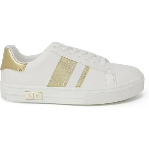 Goldene Sneakers für Frauen - Armani Exchange - Modalova