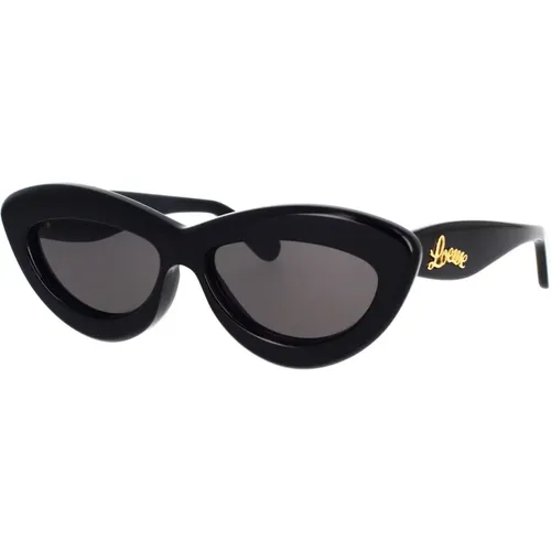 Glamorous Cat-Eye Sunglasses , female, Sizes: 54 MM - Loewe - Modalova
