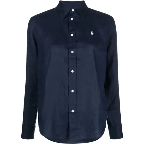 Button front shirt , female, Sizes: XL, L, M, XS - Ralph Lauren - Modalova