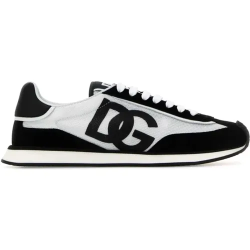 Mesh & Wildleder Aria Sneakers - Dolce & Gabbana - Modalova