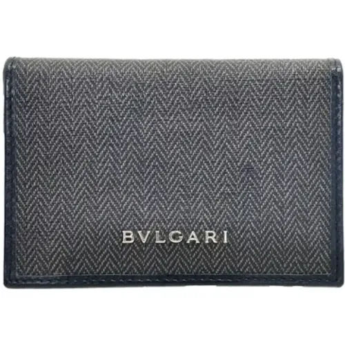 Pre-owned Canvas wallets , male, Sizes: ONE SIZE - Bvlgari Vintage - Modalova