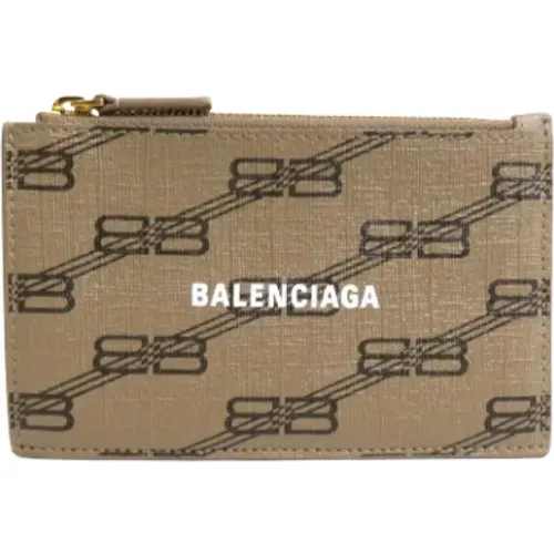 Pre-owned Leather wallets , female, Sizes: ONE SIZE - Balenciaga Vintage - Modalova