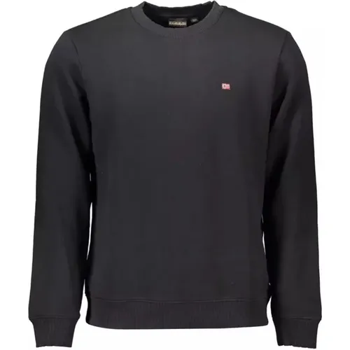 Elegantes Logo Sweatshirt , Herren, Größe: M - Napapijri - Modalova