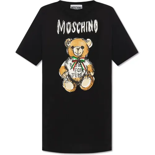 Kleid mit Logo Moschino - Moschino - Modalova