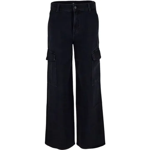 Cargo Denim Jeans , Damen, Größe: W24 - 7 For All Mankind - Modalova