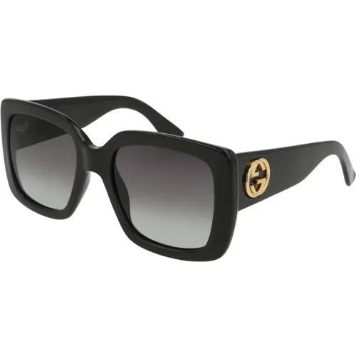 Stylische Sonnenbrille,Stylische Sonnenbrille Schwarz Gg0141Sn - Gucci - Modalova