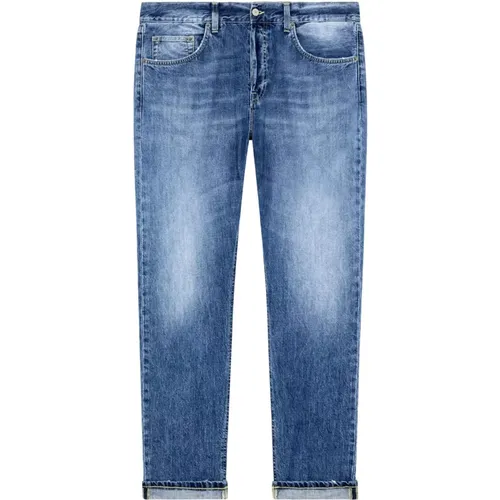 Regular Light Wash Jeans , male, Sizes: W33, W30, W38, W35 - Dondup - Modalova