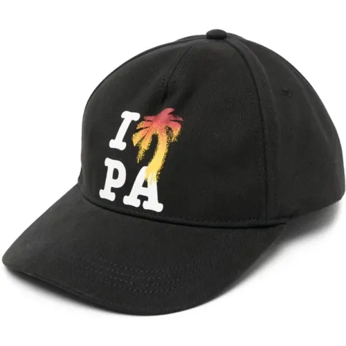 Printed Logo Cap , male, Sizes: ONE SIZE - Palm Angels - Modalova