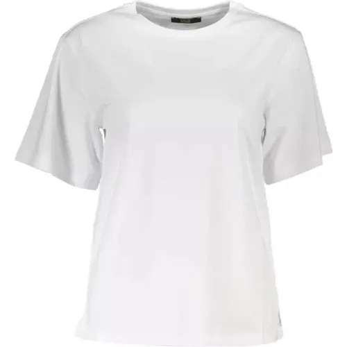 Elegantes Slim Fit Bedrucktes T-Shirt , Damen, Größe: XL - Cavalli Class - Modalova