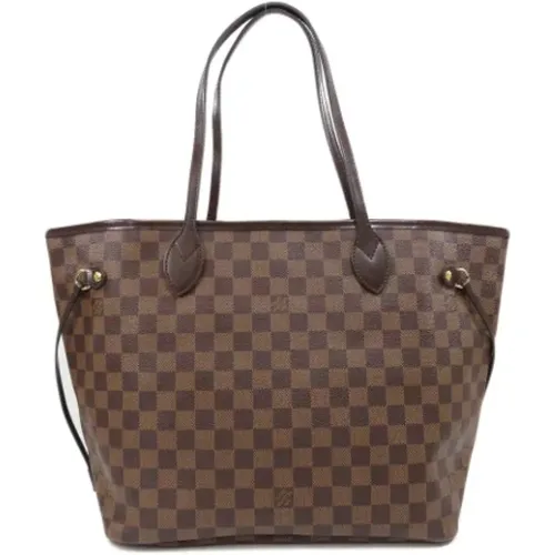 Pre-owned Damier Canvas Neverfull Tote Bag , female, Sizes: ONE SIZE - Louis Vuitton Vintage - Modalova
