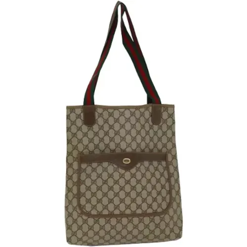 Pre-owned Leder totes , Damen, Größe: ONE Size - Gucci Vintage - Modalova