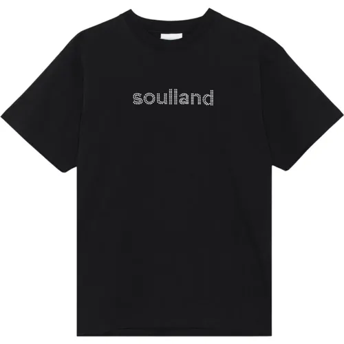 Rhinestone T-shirt , unisex, Größe: Xl/2Xl - Soulland - Modalova